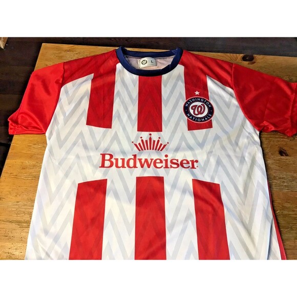 Washington Nationals Soccer Jersey Size L SGA 2024 Football MLB Baseball - Picture 1 of 8